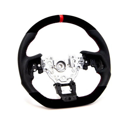 PRL Motorsports Steering Wheel 2016-2021 Civic Leather and Suede Red