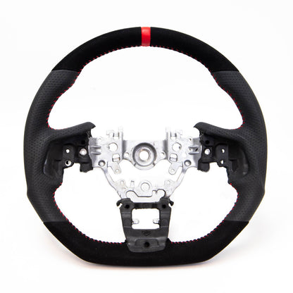PRL Motorsports Steering Wheel 2016-2021 Civic Leather and Suede Red