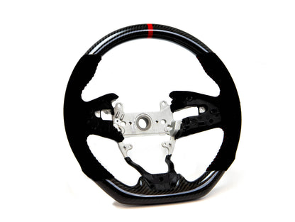 PRL Motorsports Steering Wheel 2016-2021 Civic Carbon and Suede Red