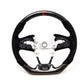 PRL Motorsports Steering Wheel 2016-2021 Civic Carbon and Suede Red