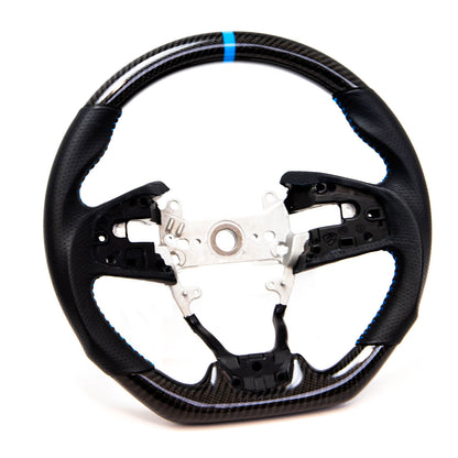 PRL Motorsports Steering Wheel 2016-2021 Civic Carbon and Leather Blue