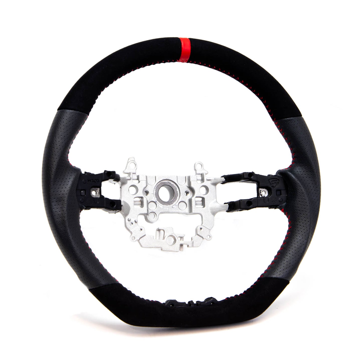 PRL Motorsports Steering Wheel 2022 Civic Leather and Suede Red