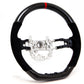 PRL Motorsports Steering Wheel 2022 Civic Carbon and Suede Red