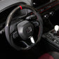 PRL Motorsports Steering Wheel 2022 Civic Carbon and Suede Red