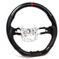 PRL Motorsports Steering Wheel 2022 Civic Carbon and Leather Red