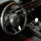 PRL Motorsports Steering Wheel 2022 Civic Carbon and Leather Red