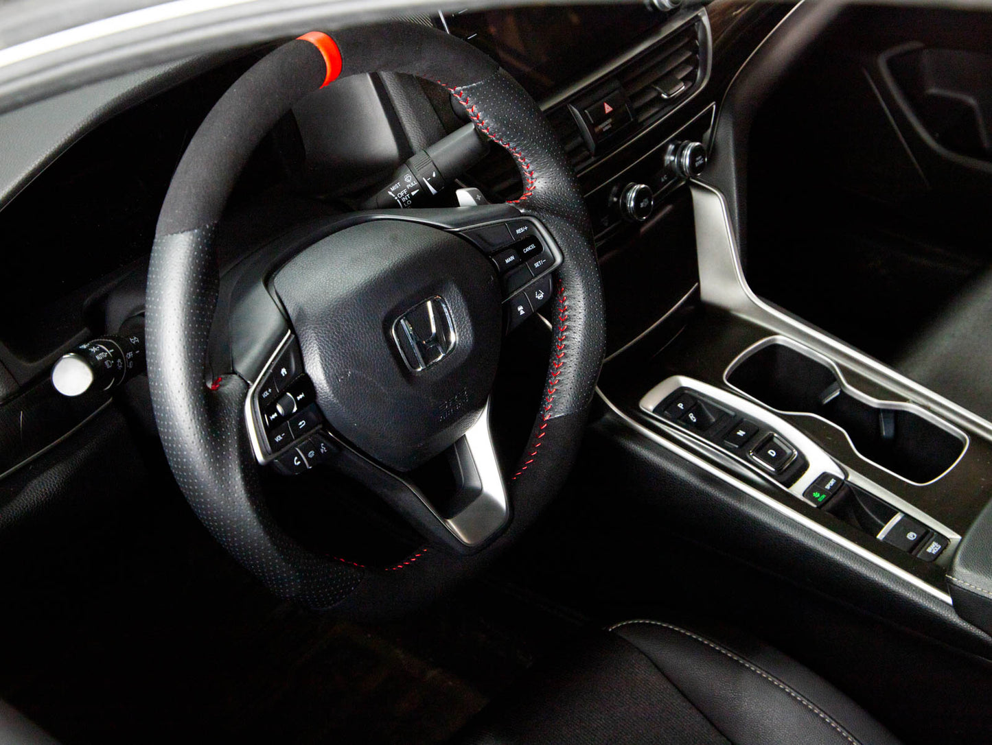 PRL Motorsports Steering Wheel 2018-2022 Accord Leather and Suede Red