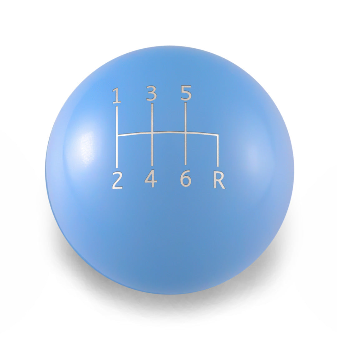 Billetworkz Weighted Shift Knob - 6-Speed Standard Engraving for Subaru