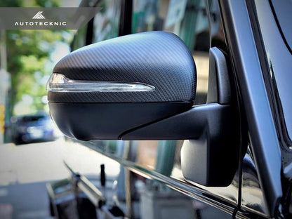 AutoTecknic Replacement Dry Carbon Mirror Covers - Mercedes-Benz W463A G-Wagon - Graveyard Performance