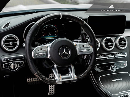 AutoTecknic Dry Carbon Battle Version Shift Paddles - Mercedes-Benz Various AMG Vehicles 2018-Up - Graveyard Performance