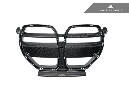AutoTecknic Dry Carbon Motorsport V2 Front Grille - G80 M3 | G82/ G83 M4 - Graveyard Performance