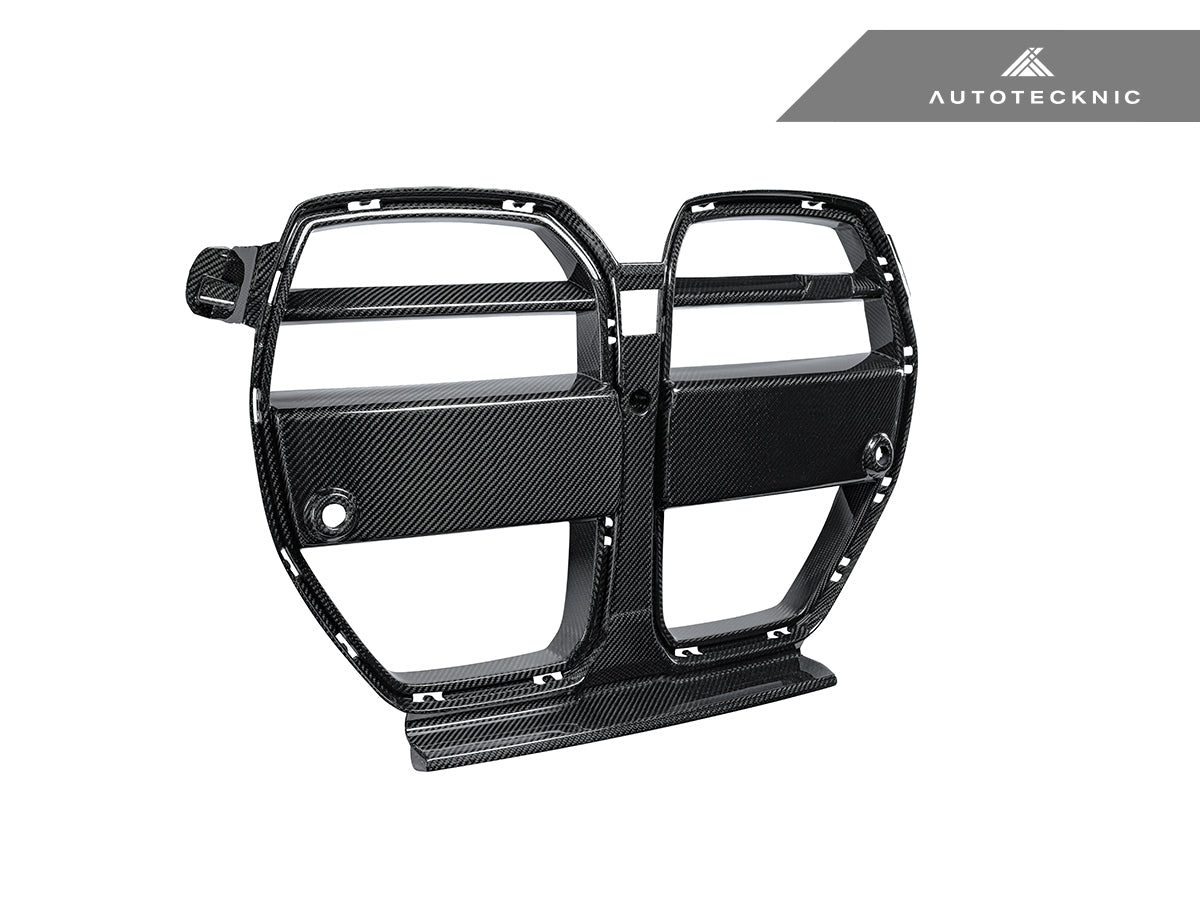 AutoTecknic Dry Carbon Motorsport V2 Front Grille - G80 M3 | G82/ G83 M4 - Graveyard Performance