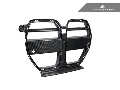 AutoTecknic Dry Carbon Motorsport V2 Front Grille - G80 M3 | G82/ G83 M4 - Graveyard Performance