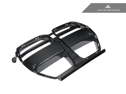 AutoTecknic Dry Carbon Motorsport V2 Front Grille - G80 M3 | G82/ G83 M4 - Graveyard Performance
