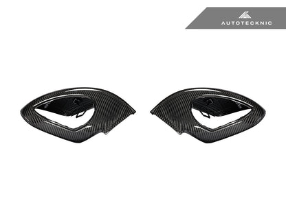 AutoTecknic Dry Carbon Sport Design Mirror Covers - Porsche 991 Turbo | GT3 | GT4 - Graveyard Performance