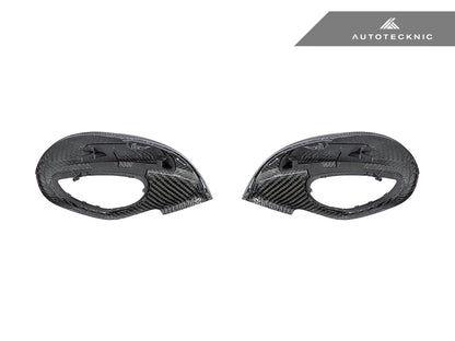 AutoTecknic Dry Carbon Sport Design Mirror Covers - Porsche 991 Turbo | GT3 | GT4 - Graveyard Performance