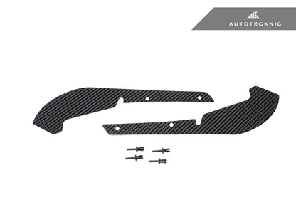 AutoTecknic Carbon Fiber Front Splash Guards - F80 M3 | F82/ F83 M4 - Graveyard Performance