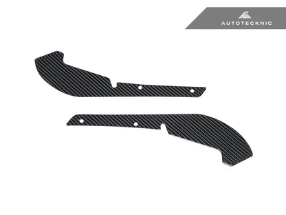 AutoTecknic Carbon Fiber Front Splash Guards - F80 M3 | F82/ F83 M4 - Graveyard Performance