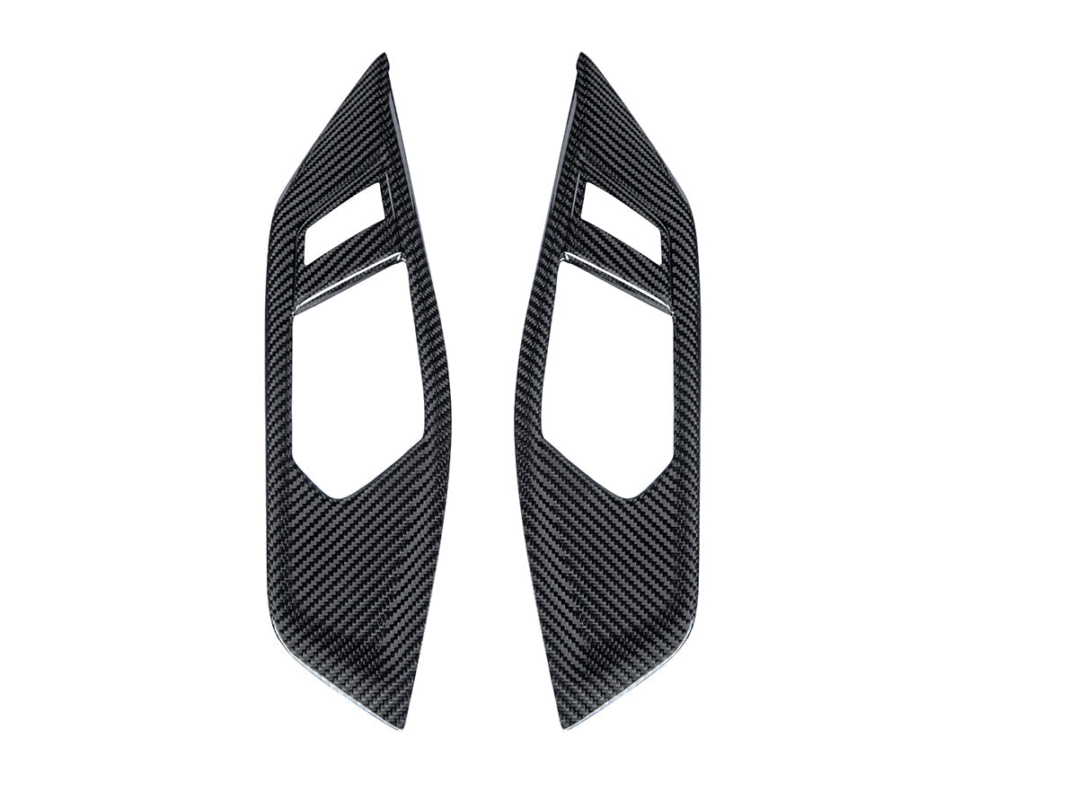 AutoTecknic Dry Carbon Interior Door Handle Trim Set - G82/ G83 M4 - Graveyard Performance