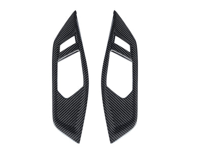 AutoTecknic Dry Carbon Interior Door Handle Trim Set - G82/ G83 M4 - Graveyard Performance