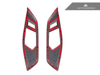 AutoTecknic Dry Carbon Interior Door Handle Trim Set - G82/ G83 M4 - Graveyard Performance