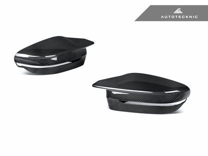 AutoTecknic Dry Carbon Fiber Mirror Covers - G20 M340I LCI | G22 M440I LCI - Graveyard Performance