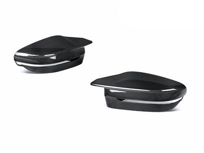 AutoTecknic Dry Carbon Fiber Mirror Covers - G20 M340I LCI | G22 M440I LCI