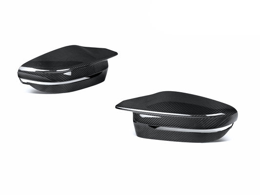 AutoTecknic Dry Carbon Fiber Mirror Covers - G20 M340I LCI | G22 M440I LCI