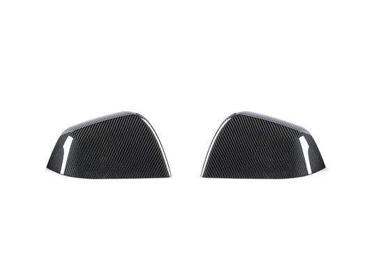 AutoTecknic Dry Carbon Fiber Mirror Covers - Tesla Model Y