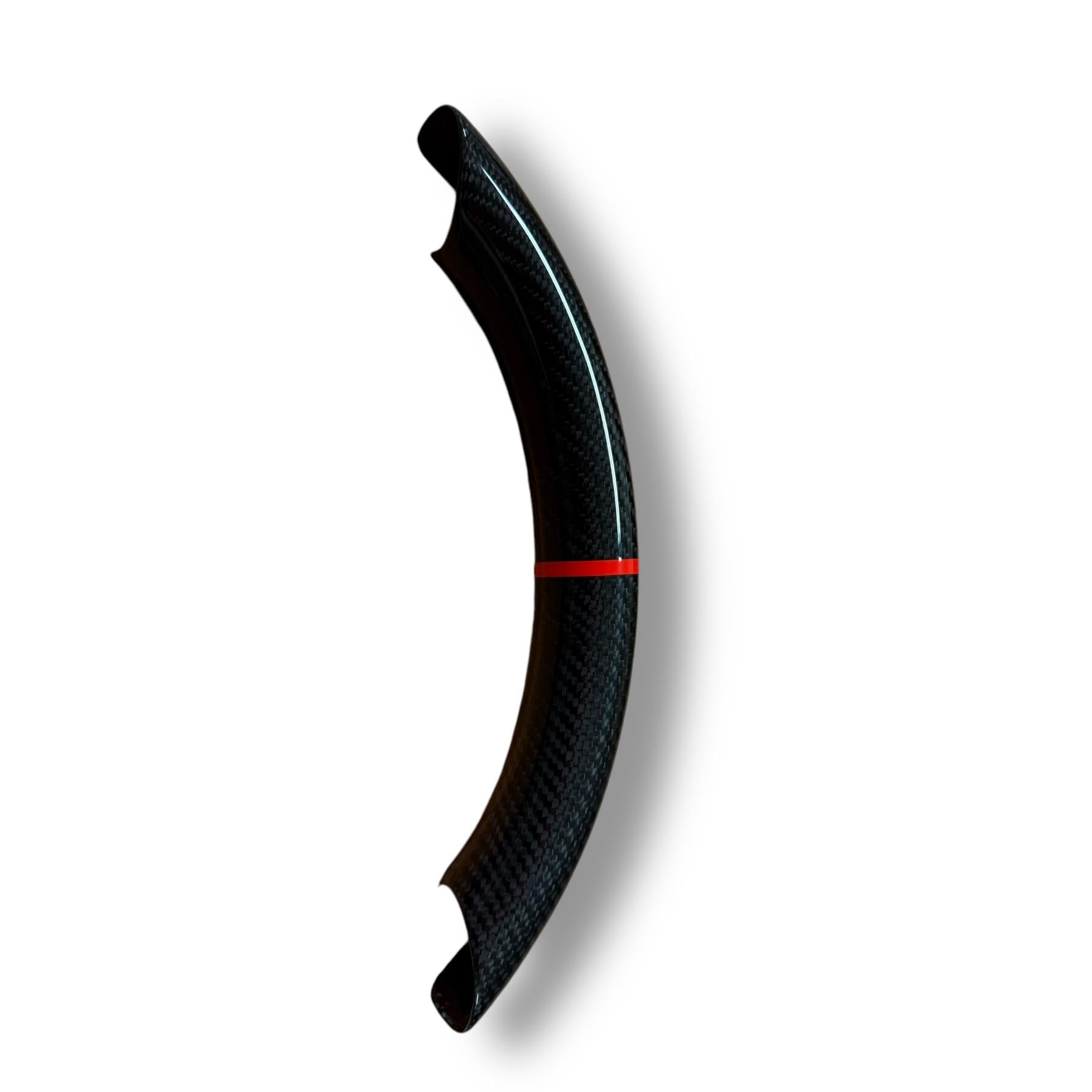 Tesla Model 3 & Y Carbon Fiber Steering Wheel Top Cap | Palenon Performance - Graveyard Performance