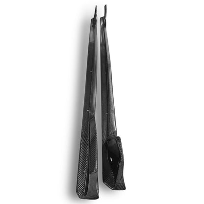 AG Style Carbon Fiber Side Skirts - Toyota Supra MKV A90/A91 | Palenon Performance - Graveyard Performance