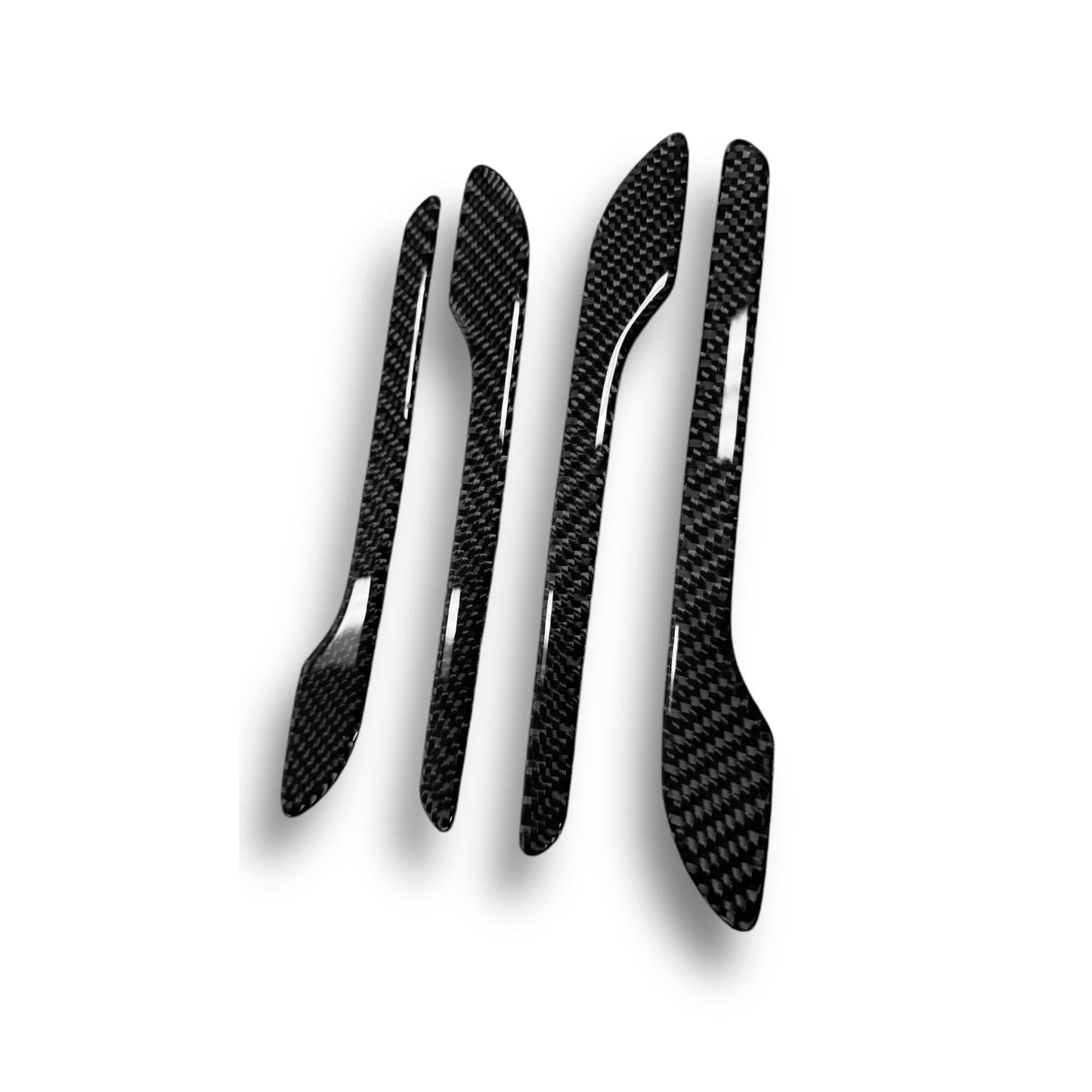Tesla Model 3/Y Model X/S Carbon Fiber Door Handle Sticker | Palenon Performance - Graveyard Performance