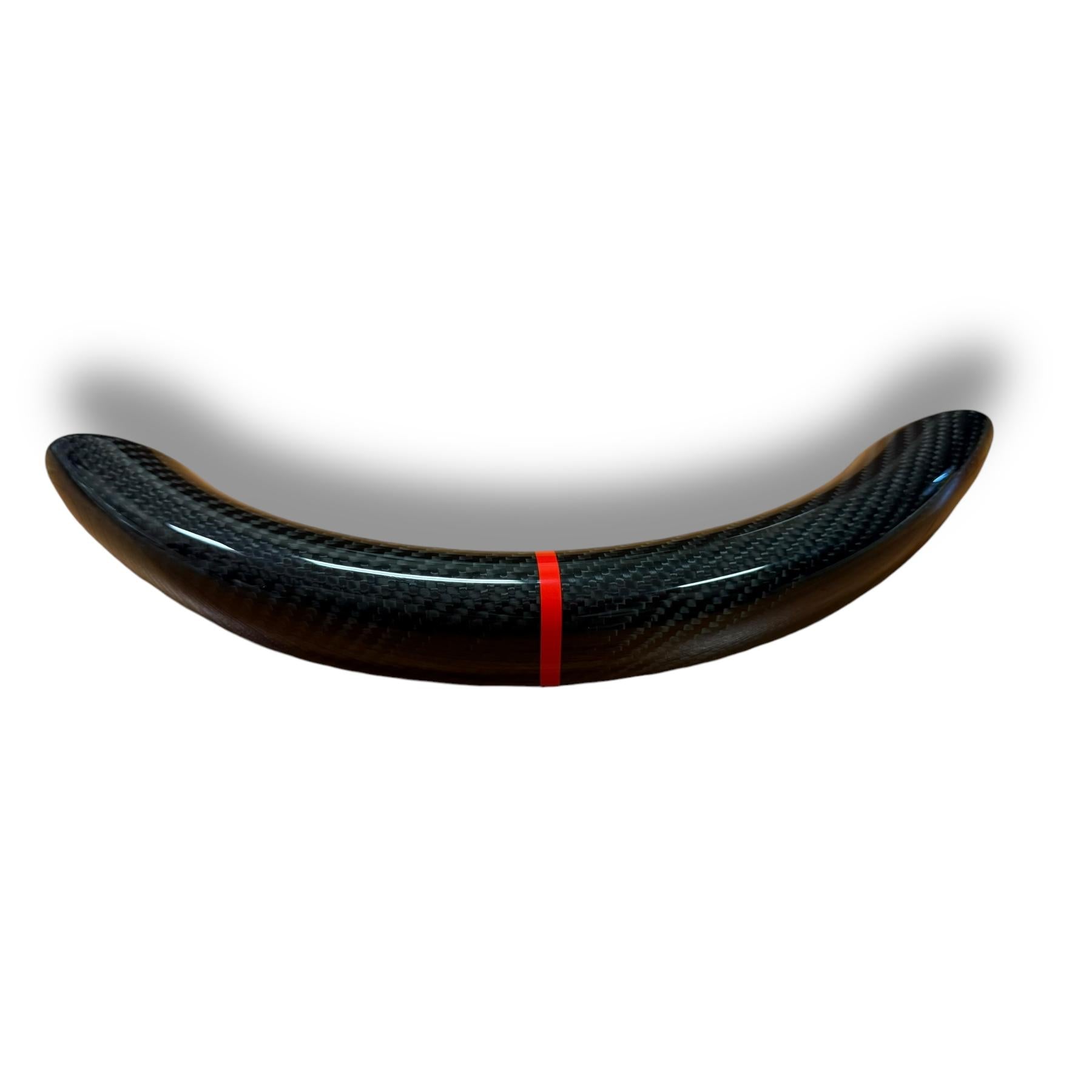 Tesla Model 3 & Y Carbon Fiber Steering Wheel Top Cap | Palenon Performance - Graveyard Performance