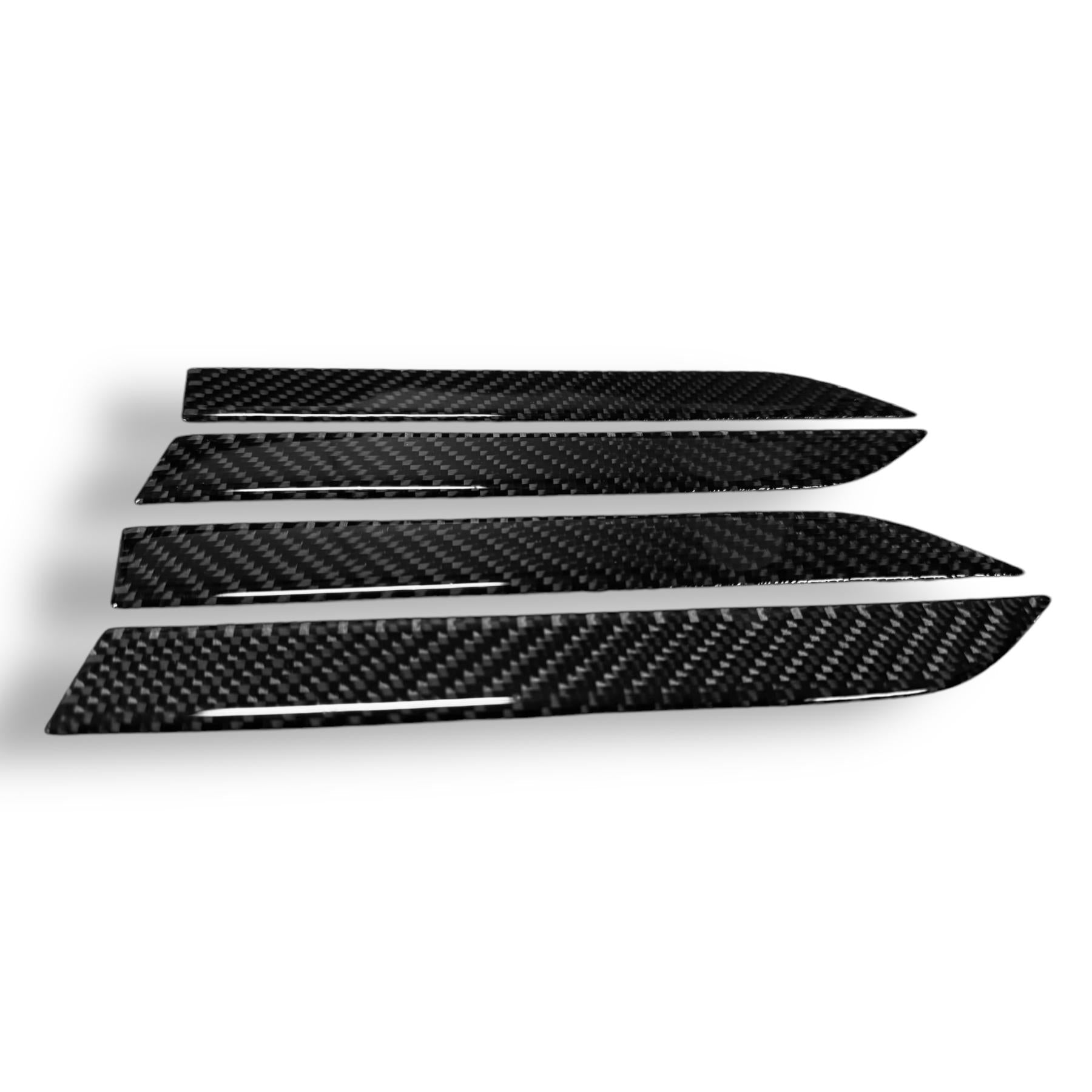 Model X Door Carbon Fiber Handle Sticker | Palenon Performance - Graveyard Performance