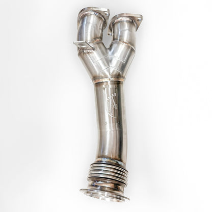 BMW N55 Catless Downpipe for E82 135i, E9X 335i & E84 X1 - Graveyard Performance