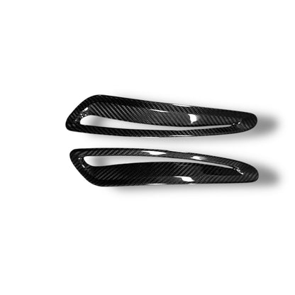 Toyota Supra MKV A90/A91 Carbon Fiber Hood Vents (with holes) | Palenon Performance - Graveyard Performance
