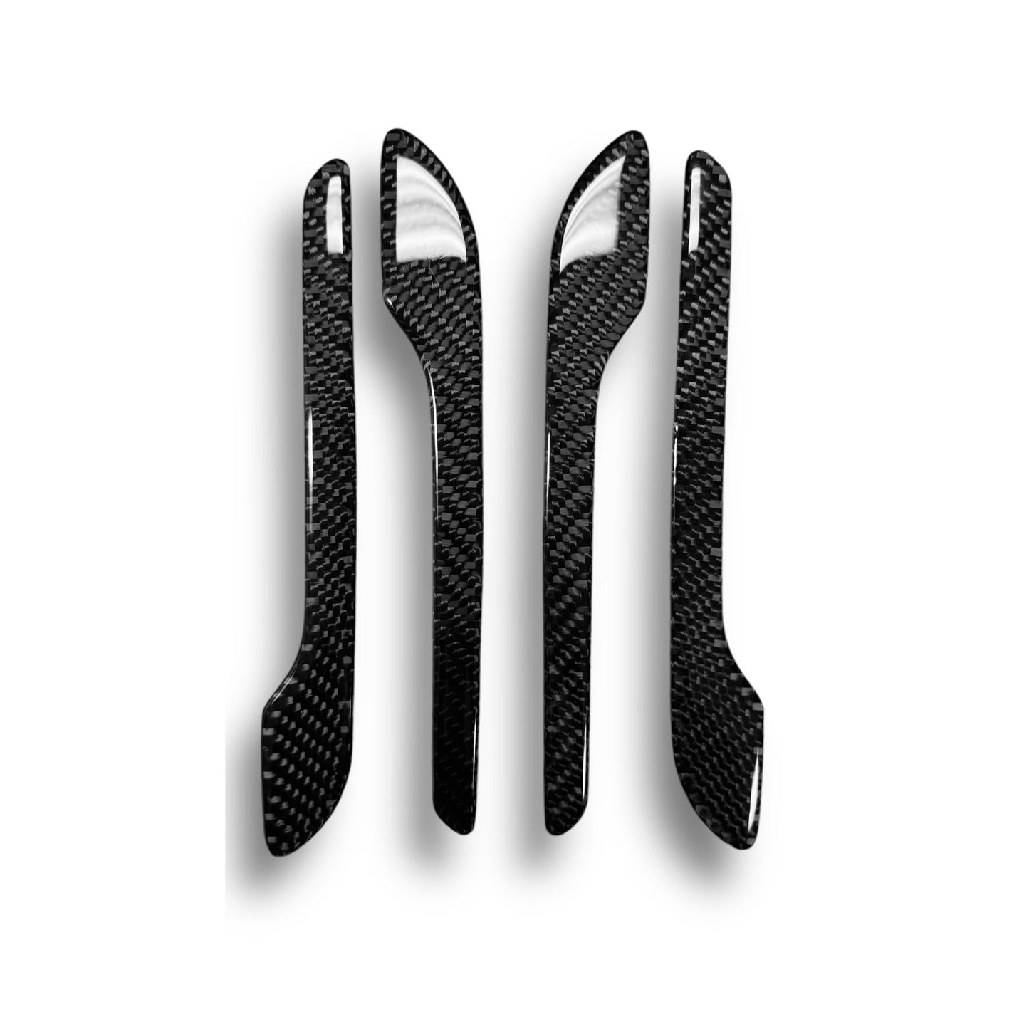 Tesla Model 3/Y Model X/S Carbon Fiber Door Handle Sticker | Palenon Performance - Graveyard Performance