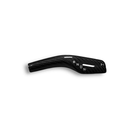 Tesla Model 3 & Y Carbon Fiber Steering Shift Stalk Covers | Palenon Performance - Graveyard Performance