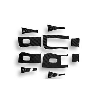 2021 Model 3 & Model Y Carbon Fiber Window & Door Switch Kit | Palenon Performance - Graveyard Performance