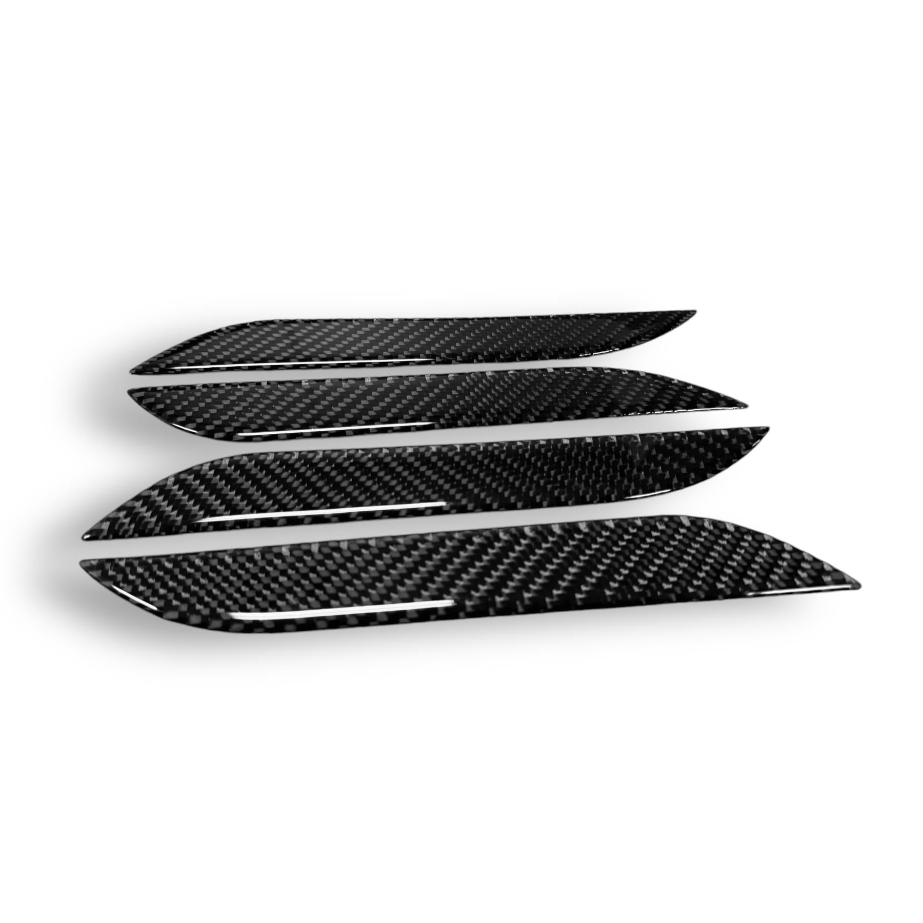 Model S Carbon Fiber Door Handle Sticker | Palenon Performance - Graveyard Performance