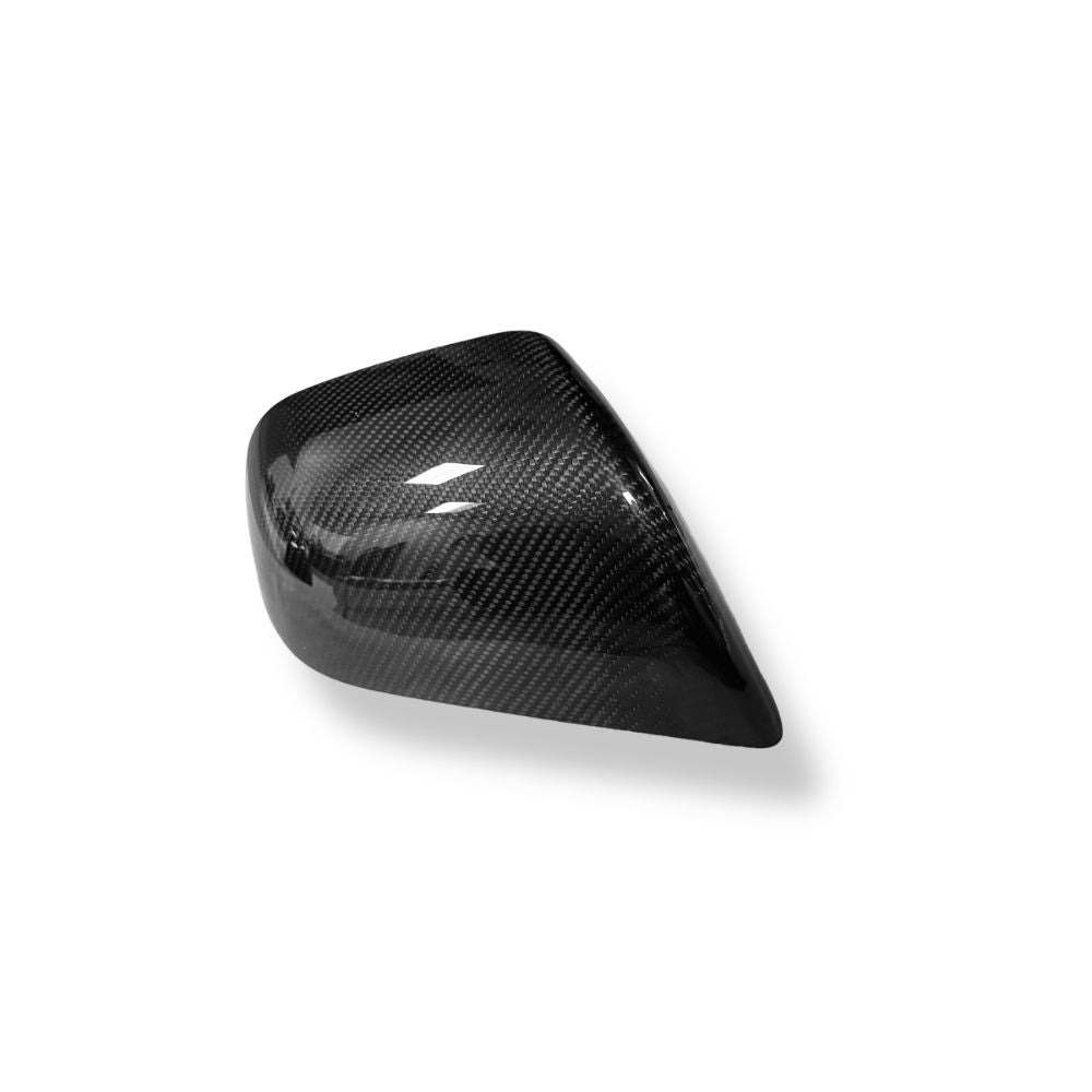 Tesla Model S & 3 & Y Carbon Fiber Mirror Caps | Palenon Performance - Graveyard Performance