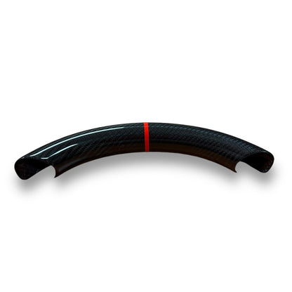 Tesla Model 3 & Y Carbon Fiber Steering Wheel Top Cap | Palenon Performance - Graveyard Performance
