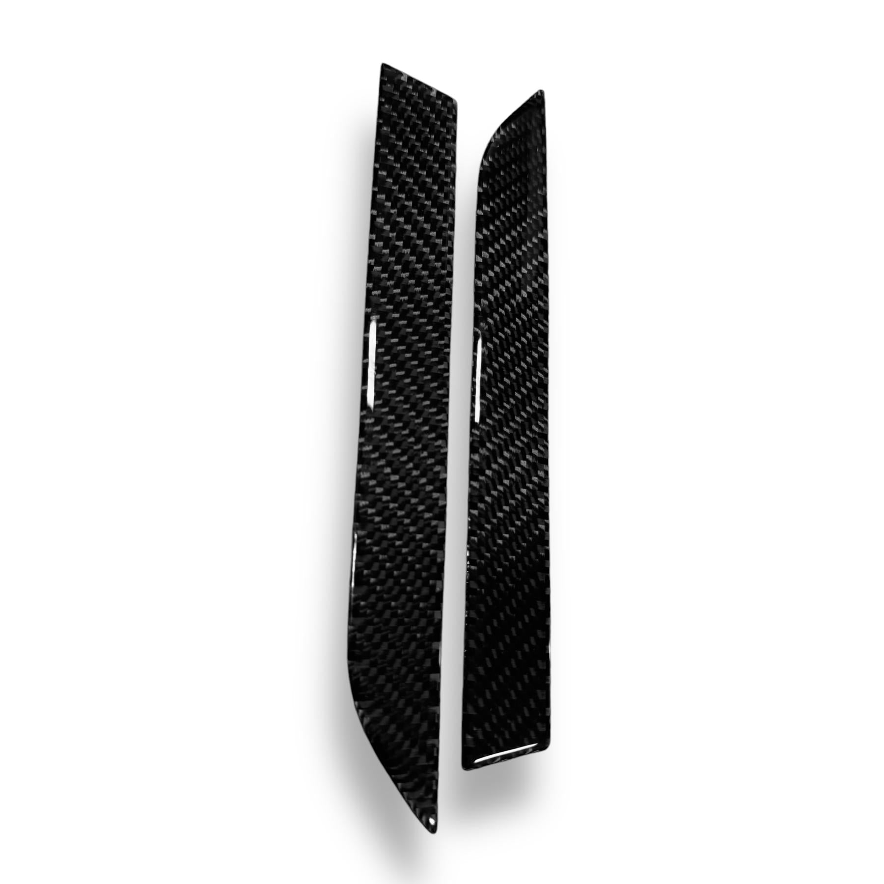 Model X Door Carbon Fiber Handle Sticker | Palenon Performance - Graveyard Performance