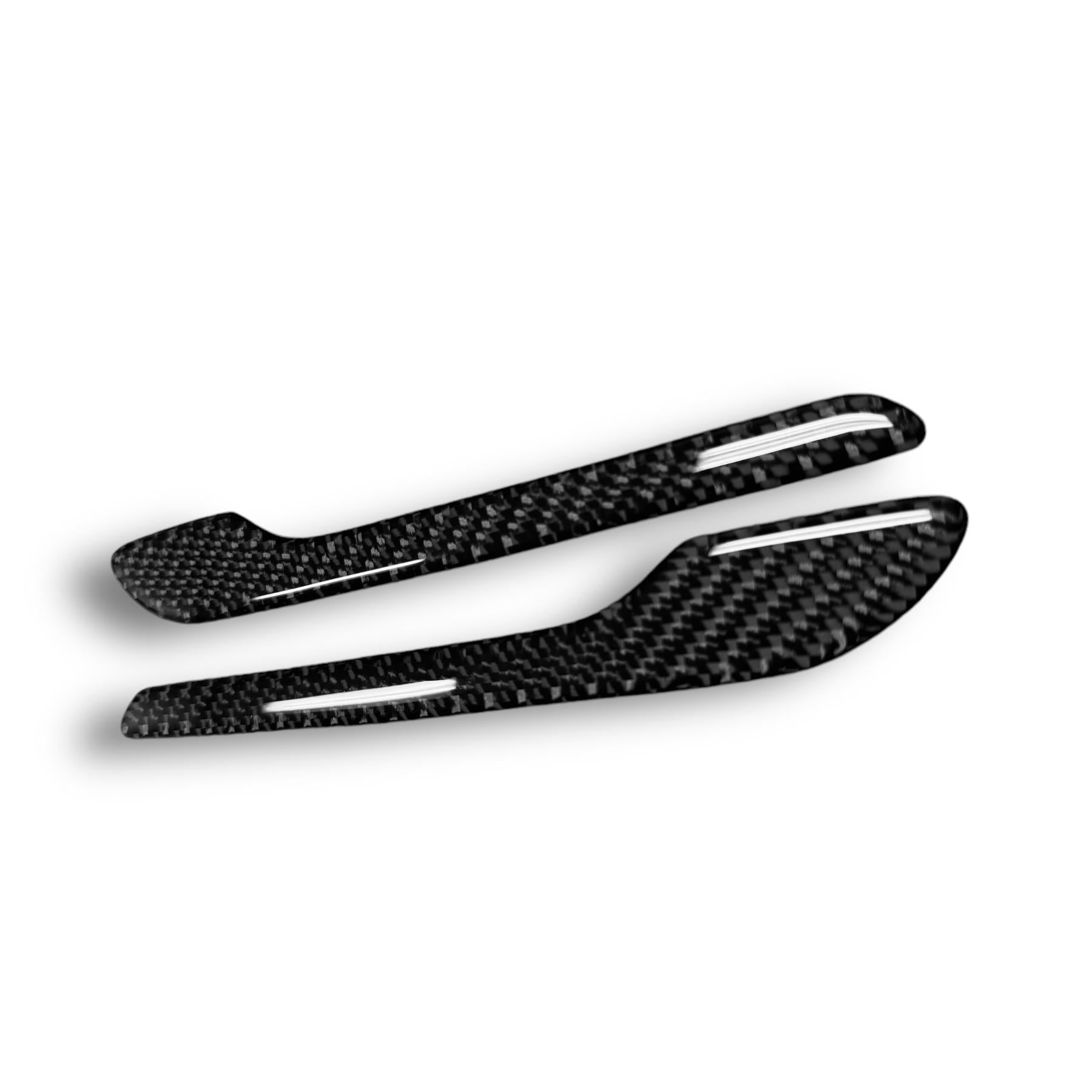Tesla Model 3/Y Model X/S Carbon Fiber Door Handle Sticker | Palenon Performance - Graveyard Performance