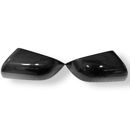 Tesla Model S & 3 & Y Carbon Fiber Mirror Caps | Palenon Performance - Graveyard Performance