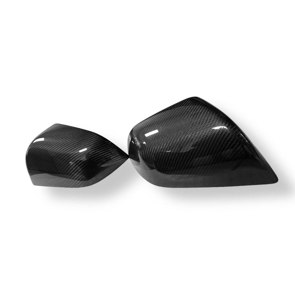 Tesla Model S & 3 & Y Carbon Fiber Mirror Caps | Palenon Performance - Graveyard Performance