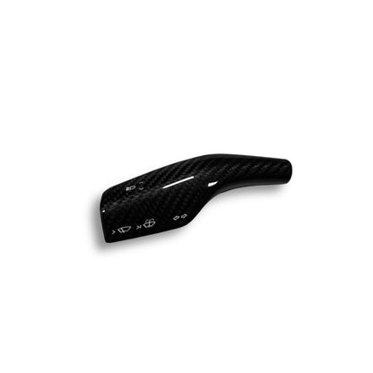 Tesla Model 3 & Y Carbon Fiber Steering Shift Stalk Covers | Palenon Performance - Graveyard Performance