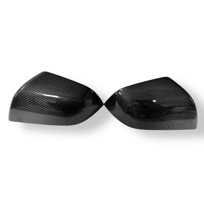 Tesla Model S & 3 & Y Carbon Fiber Mirror Caps | Palenon Performance - Graveyard Performance