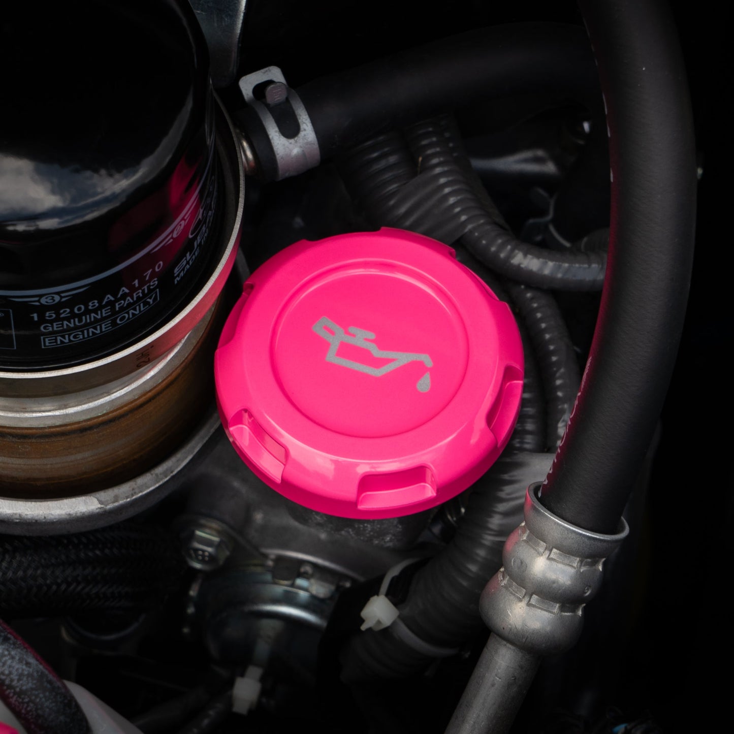 Billetworkz Engine Bay Caps - Subaru Forester 2014+ - Graveyard Performance