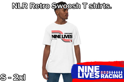 Nine Lives Retro Swoosh t-shirt - Graveyard Performance